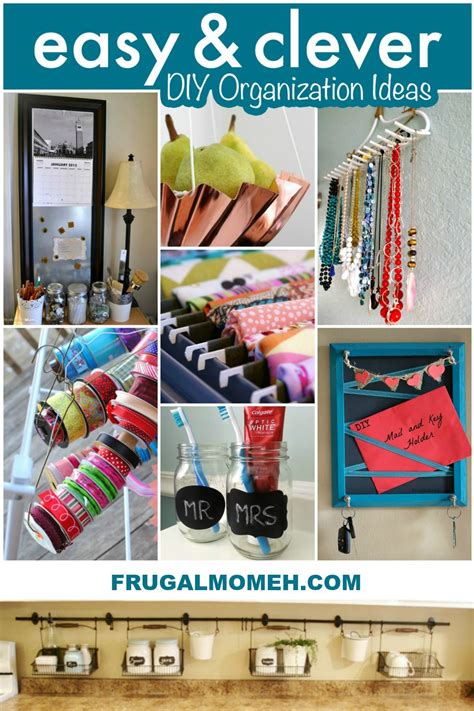 Easy Clever DIY Organization Ideas Diy Organization Clever Diy Diy House Projects