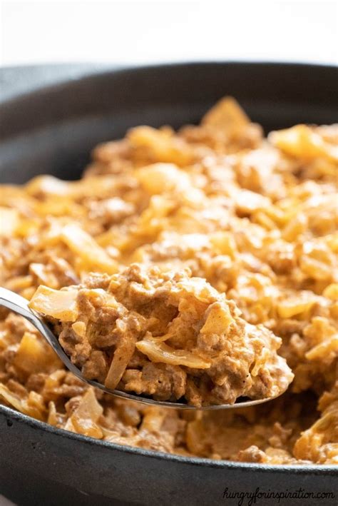 Incredibly Yummy Keto Ground Beef And Cabbage Skillet