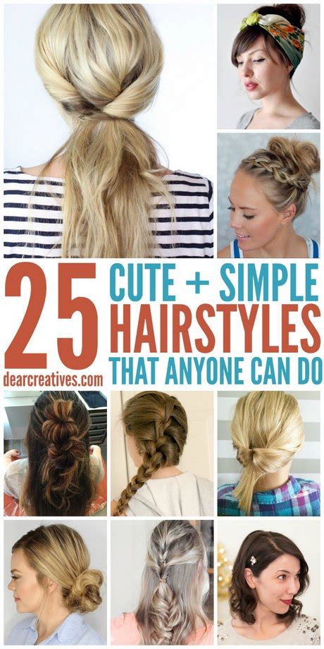 Simple Hairstyles For Beginners Style And Beauty