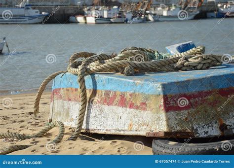 Barcos Marineros Foto De Archivo Imagen De Cielo Flores 67057474