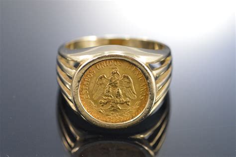 7g 14k Dos Peso 1945 Gold Coin Ring Size 725 Yellow Gold Property Room