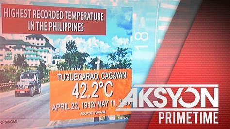 Rain falls for 16.8 days and accumulates 63mm (2.48) of precipitation. Highest temperature in the Philippines - YouTube