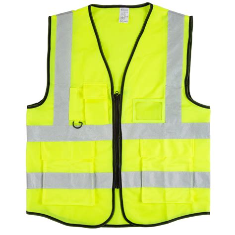High Visibility Reflective Vest Ansi Standard Fluorescent Green By