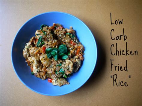 Low Carb Chicken Fried Rice Recipe Smaggle