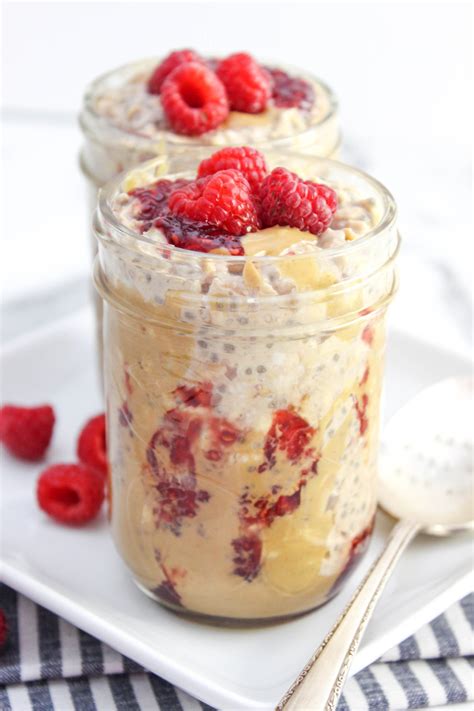 Peanut Butter And Jelly Overnight Oats Baking You Happier