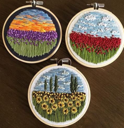 Fotos De Adriana Sica En Bordados C55 Hand Embroidery Art Ribbon