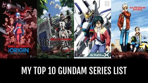 My Top 10 Gundam Series By Mulaflaga Anime Planet