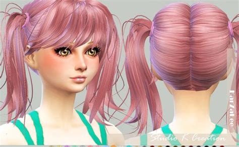 Studio K Creation Animate Hair 78 Judy Sims 4 Hairs Sims 4 Sims Theme
