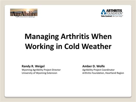 Does Cold Weather Worsen Arthritis