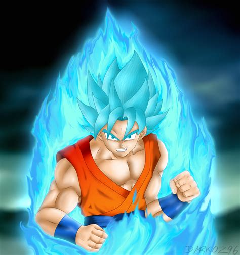 Goku Ssj God Blue By Darkoz96 On Deviantart