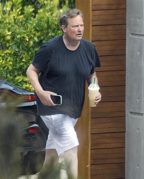 Matthew Perry Looks Unrecognizable As He Chain Smokes Cigarettes