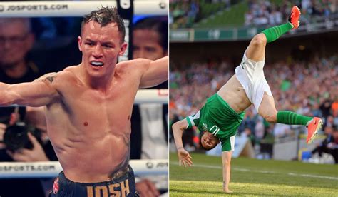 Watch Josh Warringon Busts Out The Full Robbie Keane Celebration After