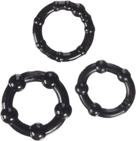Triple Cock Ring Kit Black Health And Household