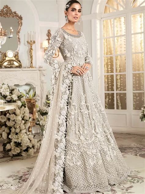 Pakistani Bridal Maxi Dress Haywar California Usa Maria B Maxi Dresses