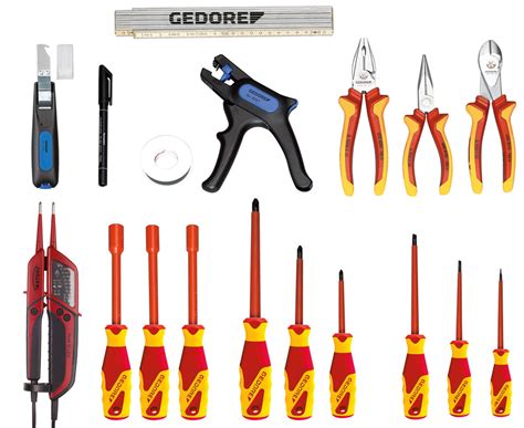 gedore 1091 maleta de herramientas para electricista 18 pzas gedore