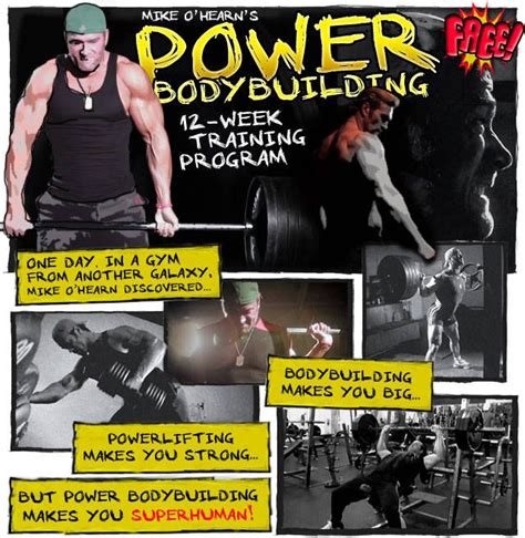 An Ad For The Power Bodybuilding Program