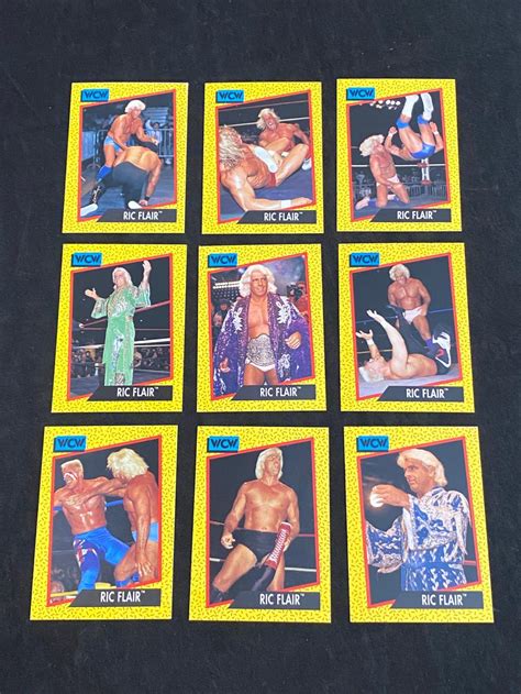 Lot Mint Impel Wcw Ric Flair Wrestling Cards