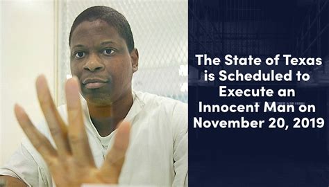 an innocent black man is about to be executed in tx convicted of a murder now thought to have