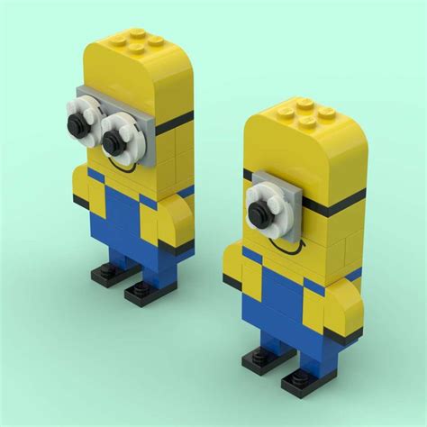 Lego Moc Mini Minions By Otterbournelego Rebrickable Build With Lego