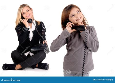 Telephone Stock Image Image Of Consultant Businesswoman 31100379