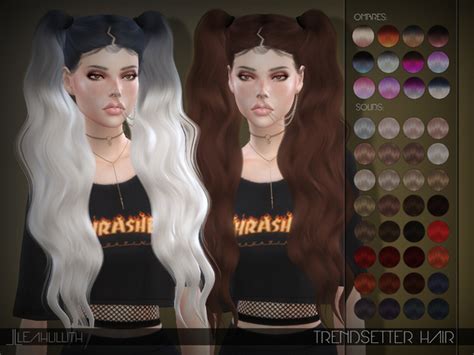 Trendsetter Hair By Leahlillith At Tsr Sims 4 Updates