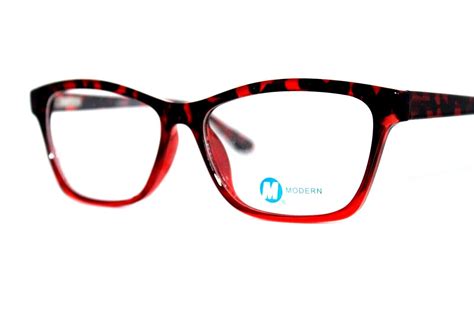 New Modern Optical Culture Burgundy Tortoise Authentic Eyeglasses