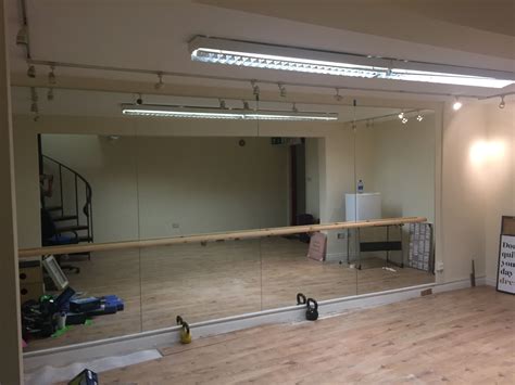 Mirrored Wall In A New Ballet Studio We Fitted The Hand Rail To It As