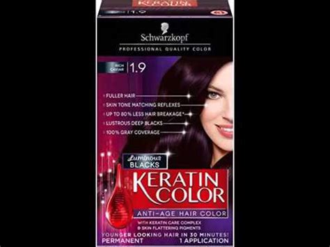 Rich caviar hair color review. Schwarzkopf Keratin Hair Color, Rich Caviar 1 9, 2 03 ...