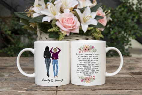 Personalized Mug For Best Friend Custom Best Friend Mug Etsy