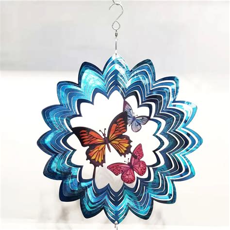 Customized Creative Multi Color Butterfly 3d Rotator Cosmo Laser Cut