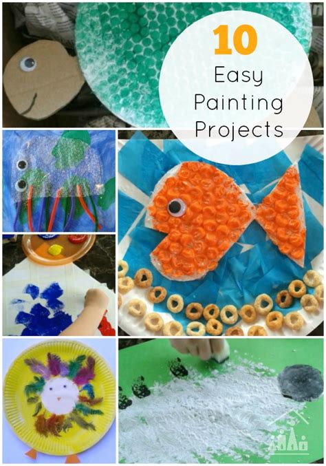 10 Easy Painting Projects for Siblings to do together - Crafty Kids at Home