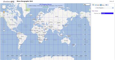 Latitude and longitude are measured in degrees (d), minutes (m), and seconds (s). dominoc925: Show Geographic Grid Google Mapplet