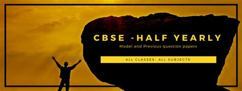 Cbse Mid Term Half Yearly Exam 2022 Model Question Papers Std 3 To 10