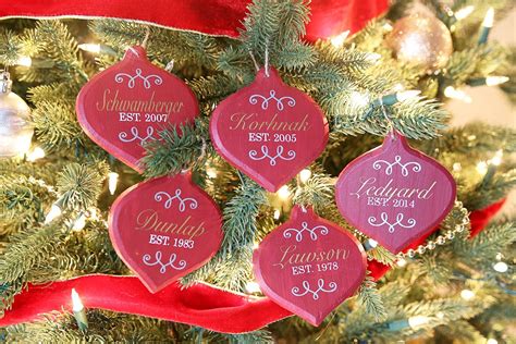 Diy Personalized Christmas Ornaments Just A Girl And Her Blog