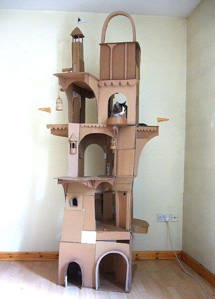 Diy Cat Tower Cardboard 8 Diy Cat Tree Plans You Can Get For Free