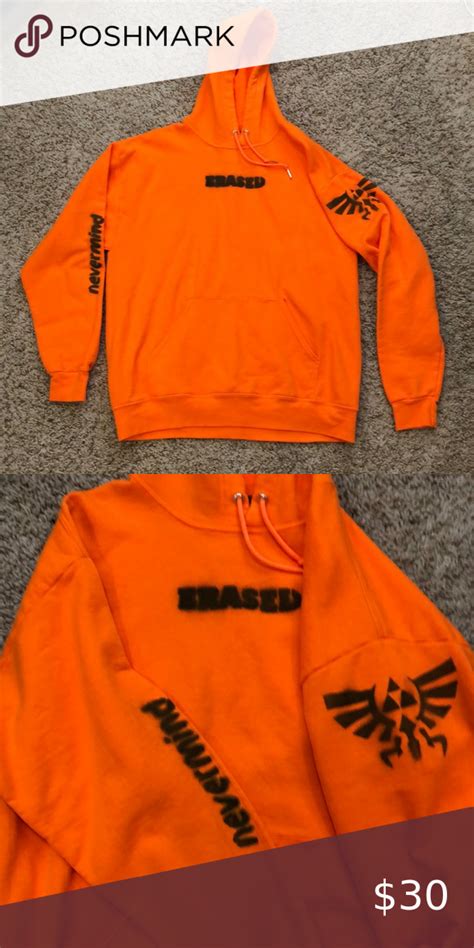 Custom Spray Painted Erased Hoodie Painted Hoodie Clothes Design