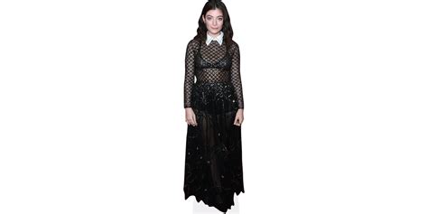 Lorde Black Dress Cardboard Cutout Celebrity Cutouts