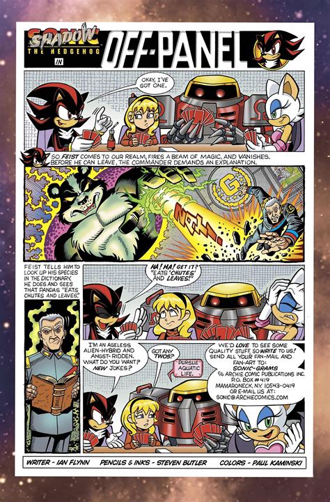 Shadow Tells A Joke Archie Sonic Comics Know Your Meme