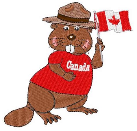 Canadian Beaver Embroidery Design | AnnTheGran.com | Beaver, Machine ...