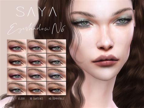 The Sims Resource Sayasims Eyeshadow N6