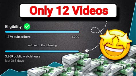 How I Completed The Monetization Criteria In Only Videos Youtube