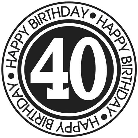 Free 40th Birthday Clipart Images 10 Free Cliparts Download Images On