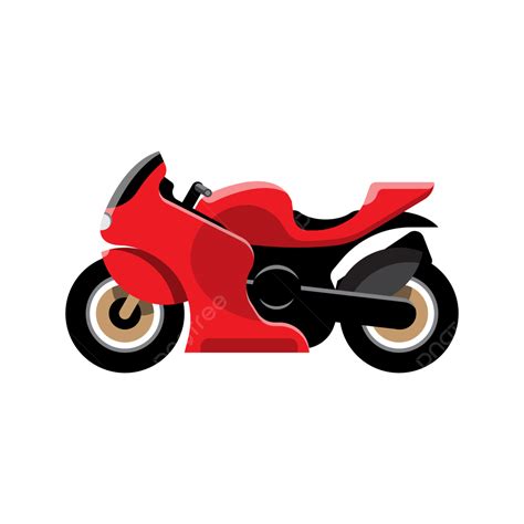 Cartoon Motorcycle Clipart Vector Motorcycle Cartoon Vector Colorful