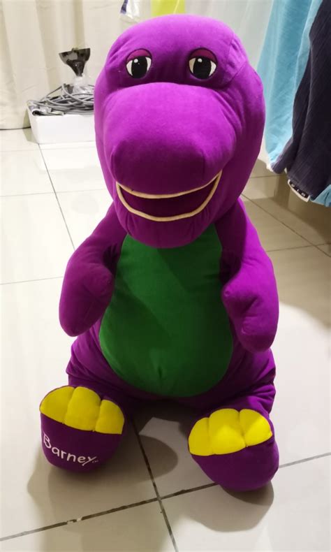 Big Barney Soft Toy Hobbies And Toys Toys And Games On Carousell