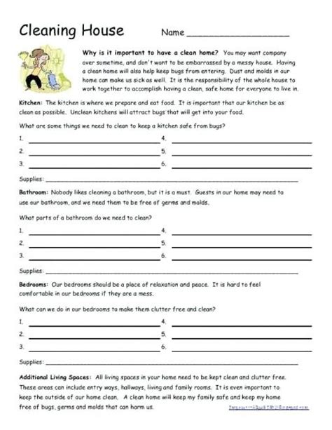Activity Worksheets For Adults