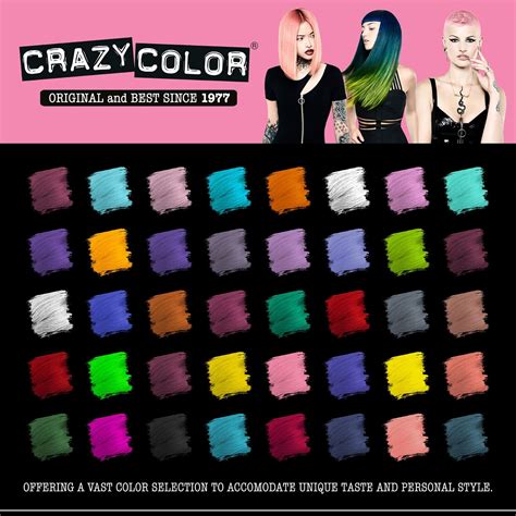 Crazy Color Hair Dye Vegan And Cruelty Free Semi Permanent Hair Color