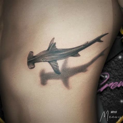 Realistic Hammer Head Shark Tattoo Shark Tattoos Sleeve Tattoos