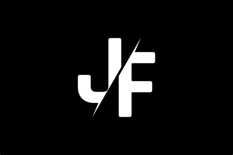 Monogram Jf Logo Design Gráfico Por Greenlines Studios · Creative Fabrica
