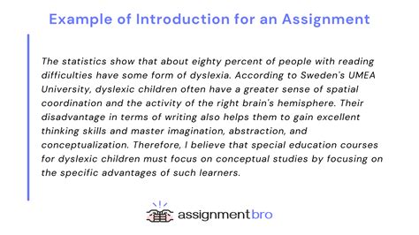 ⭐ How To Write An Assignment Introduction Sample How Do You Write An