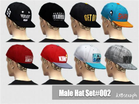 My Sims 4 Blog Caps For Males By Dx8seraph